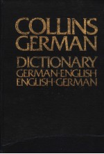 COLLINS GERMAN-ENGLISH ENGLISH-GERMAN DICTIONARY