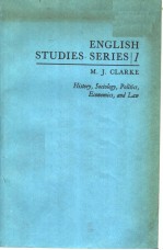 ENGLISH STUDIES SERIES 1