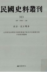 民国史料丛刊 313 政治·抗日战争