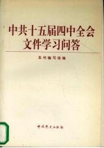 中共十五届四中全会文件学习问答