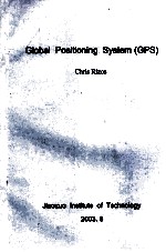 GLOBAL POSITIONING SYSTEM(GPS)