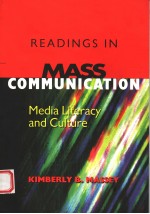 READINGS IN MASS COMMUNICATION