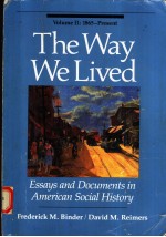 THE WAY WE LIVED VOLUME 2