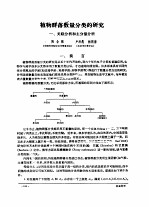 植物群落数理分类的研究