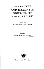 NARRATIVE AND DRAMATIC SOURCES OF SHAKESPEARE VOLUME II