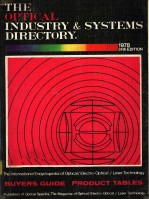 THE OPTICAL INDUSTRY & SYSTEMS PURCHASING DIRECTORY 1978 24TH