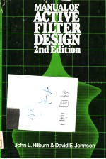 MANUAL OF ACTIVE FILTER DESIGN SECOND EDITION