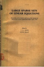 LARGE SPARSE SETS OF LINEAR EQUATIONS