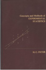 CONCEPTS AND METHODS OF EXPERIMENTAL STATISTICS