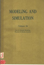 MODELING AND SIMULATION VOLUME 16 PART 5