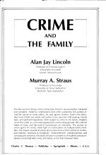 CRIME AND THE FAMILY