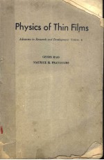 PHYSICS OF THIN FILMS ADVANCES IN RESEARCH AND DEVELOPMENT VOLUME 8