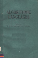 ALGORITHMIC LANGUAGES