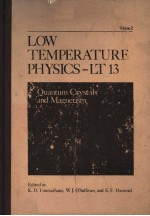 LOW TEMPERATURE PHYSICS-LT 13 VOLUME 2