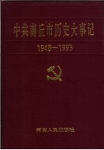 中共商丘市历史大事记 1948.11-1993.3