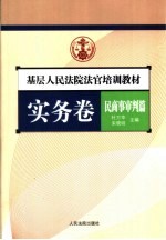 基层人民法院法官培训教材 实务卷 民商事审判篇