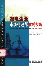 发电企业市场化改革实例分析 关于江苏南通天生港发电有限公司的研究报告