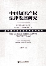 中国知识产权法律发展研究 基于维护国家经济安全的视角