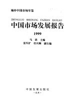 中国市场发展报告 1999