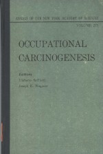 ANNALS OF THE NEW YORK ACADEMY OF SCIENCES VOLUME 271 OCCUPATIONAL CARCINOGENESIS