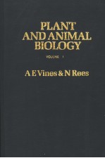 PLANT AND ANIMAL BIOLOGY VOLUME Ⅰ FOURTH EDITION