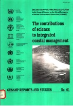 GESAMP REPORTS AND STUDIES NO.61 THE CONTRIBUTIONS OF SCIENCE TO INTEGRATED COASTAL MANAGEMENT