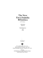 THE NEW ENCYCLOPAEDIA BRITANNICA 15TH EDITION VOLUME 2 READY REFERENCE AND INDEX