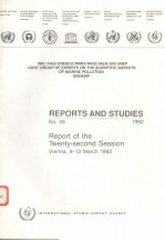 REPORTS AND STUDIES NO.49 REPORT OF THE TWENTY-SECOND SESSION VIENNA