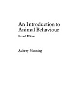 AN INTRODUCTION TO ANIMAL BEHAVIOUR SECOND EDITION