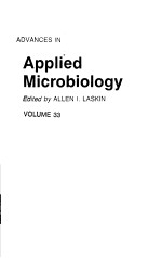 ADVANCES IN APPLIED MICROBIOLOGY VOLUME 33