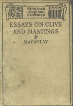 Macaulay’s essays on clive and hastings