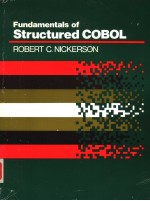 FUNDAMENTALS OF STRUCTURED COBOL