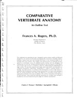 COMPARATIVE VERTEBRATE ANATOMY AN OUTLINE TEXT