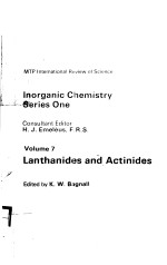 MTP INTERNATIONAL REVIEW OF SCIENCE VOLUME 7 LANTHANIDES AND ACTINIDES