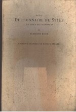 DICTIONNAIRE DE STYLE