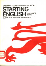 STARTING ENGLISH TEACHER'S BOOK