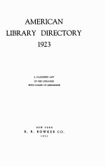 American library directory