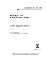 MILLIMETER AND SUBMILLIMETER WAVES 4 VOLUME 3465