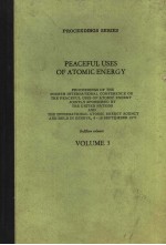 PEACEFUL USES OF ATOMIC ENERGY VOLUME 3