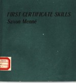 FIRST CERTIFICATE SKILLS SAXON MENNE