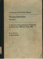 PHOTOCHEMISTRY VOLUME 1