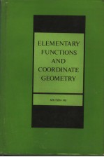 ELEMENTARY FUNCTIONS AND COORDINATE GEOMETRY