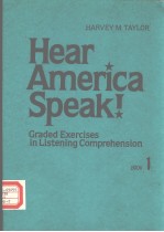 HEAR AMERICA SPEAKI GRADED EXERCISES IN LISTENING COMPREHENSION BOOK 1