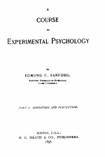 A course in experimental psychology