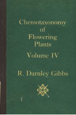 CHEMOTAXONOMY OF FLOWERING PLANTS VOLUME 4 BIBLIOGRAPHY INDEX