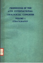 PROCEEDINGS OF THE 27TH INTERNATIONAL GEOLOGICAL CONGRESS VOLUME 1 STRATIGRAPHY