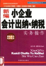 新编小企业会计出纳与纳税实务操作