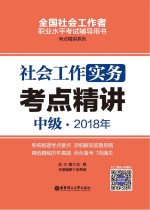 2018年全国社会工作者职业水平考试辅导用书  社会工作实务考点精讲  中级