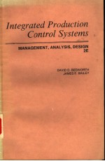 INTEGRATED PRODUCTION CONTROL SYSTEMS MANAGEMENT，ANALYSIS，DESIGN 2E