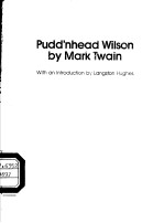 PUDD’NHEAD WILSON BY MARK TWAIN